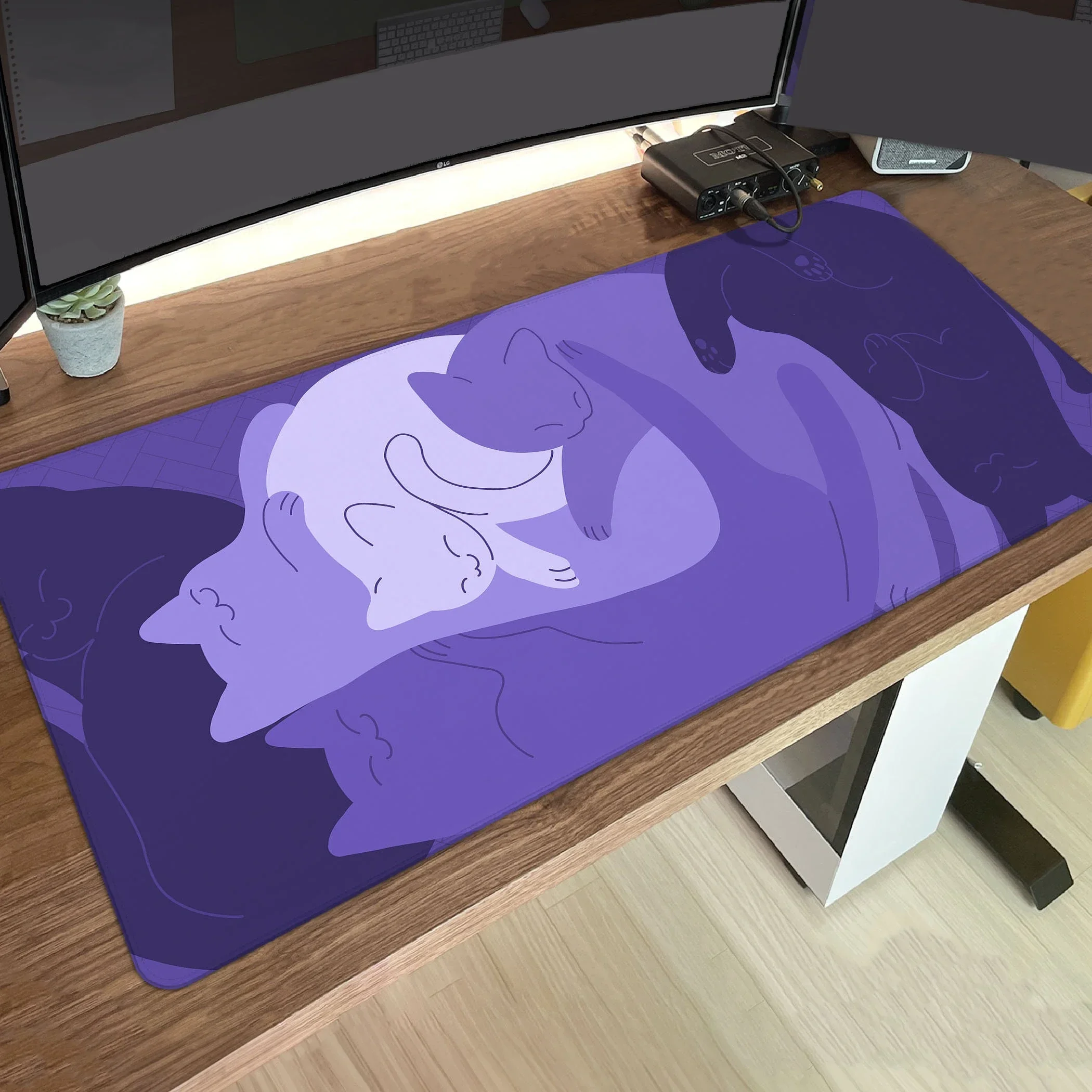 Purple Cats Desk Mat Cat Mouse - огляд і ціна Tradescantia Purple